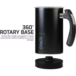 Coffee Makers Ovente 8 Oz. Black Automatic Electric Milk Frother And Steamer Hot Or Cold Froth Functionality Foam Maker And Warmer 14 Coffee Makers Ovente 8 Oz. Black Automatic Electric Milk Frother And Steamer Hot Or Cold Froth Functionality Foam Maker And Warmer -Dessert Makers Popular Store black ovente milk frothers fr3608b fa 1000