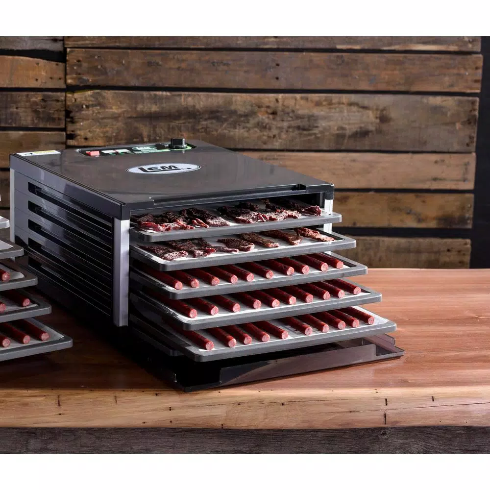 Food Processing LEM 5-Tray Black Food Dehydrator With Built-In Timer 6 Food Processing LEM 5-Tray Black Food Dehydrator With Built-In Timer - Image 4