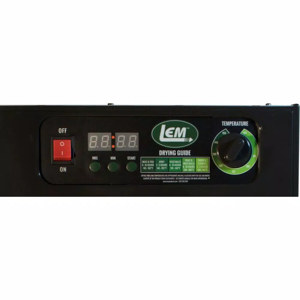 Food Processing LEM 5-Tray Black Food Dehydrator With Built-In Timer 5 Food Processing LEM 5-Tray Black Food Dehydrator With Built-In Timer - Image 3