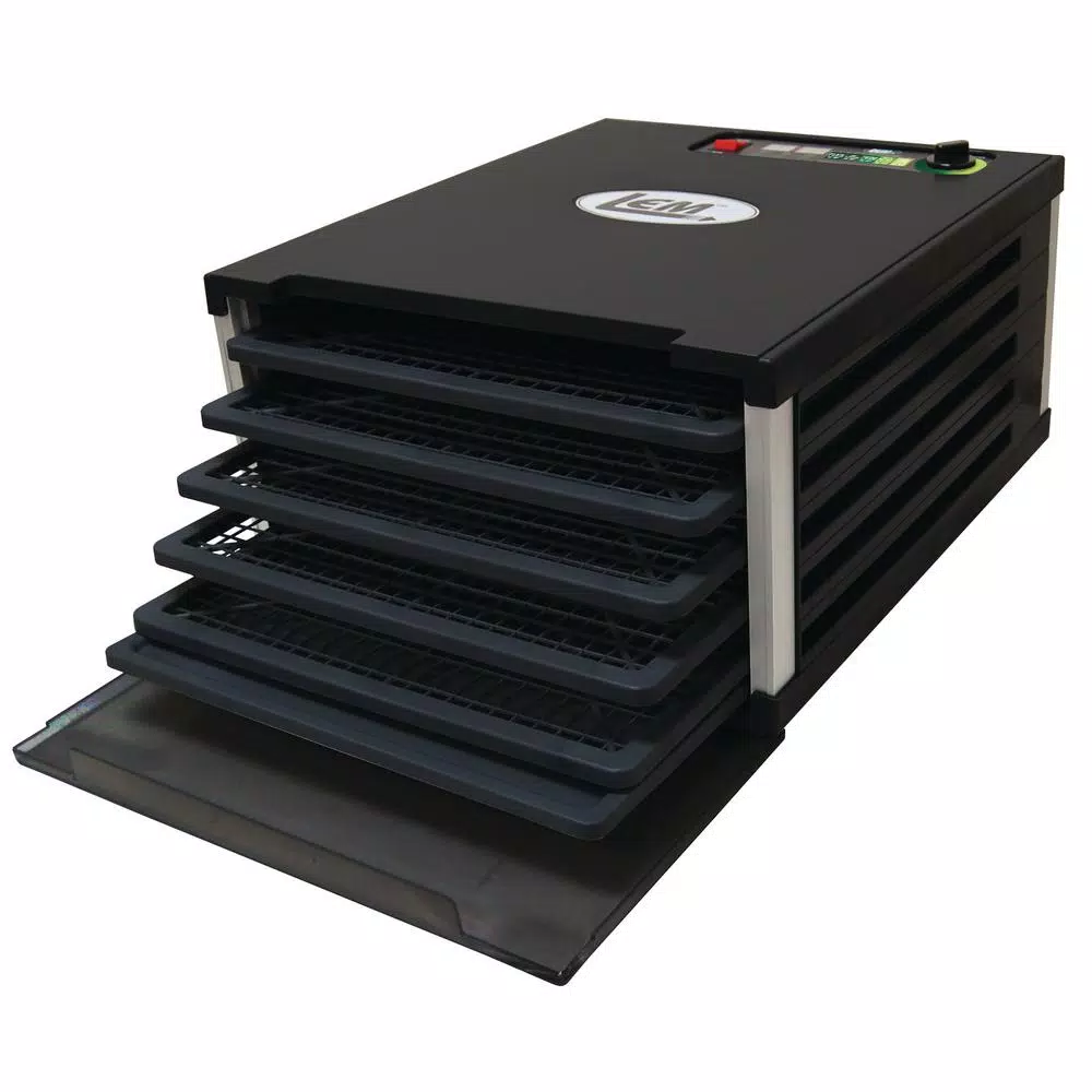 Food Processing LEM 5-Tray Black Food Dehydrator With Built-In Timer 3 Food Processing LEM 5-Tray Black Food Dehydrator With Built-In Timer