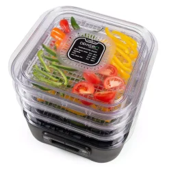 Food Processing Presto Dehydro Square Food Dehydrator 13 Food Processing Presto Dehydro Square Food Dehydrator -Dessert Makers Popular Store black presto dehydrators 06304 44 1000