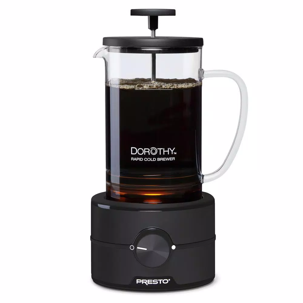 Coffee Makers Presto Dorothy Rapid Cold Brew 5-Cup Black Coffeemaker 3 Coffee Makers Presto Dorothy Rapid Cold Brew 5-Cup Black Coffeemaker
