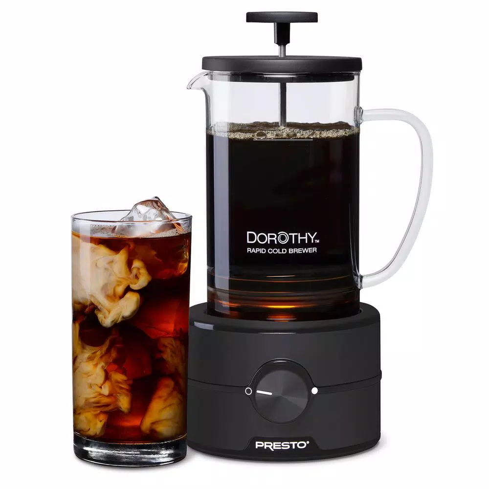 Coffee Makers Presto Dorothy Rapid Cold Brew 5-Cup Black Coffeemaker 4 Coffee Makers Presto Dorothy Rapid Cold Brew 5-Cup Black Coffeemaker - Image 2