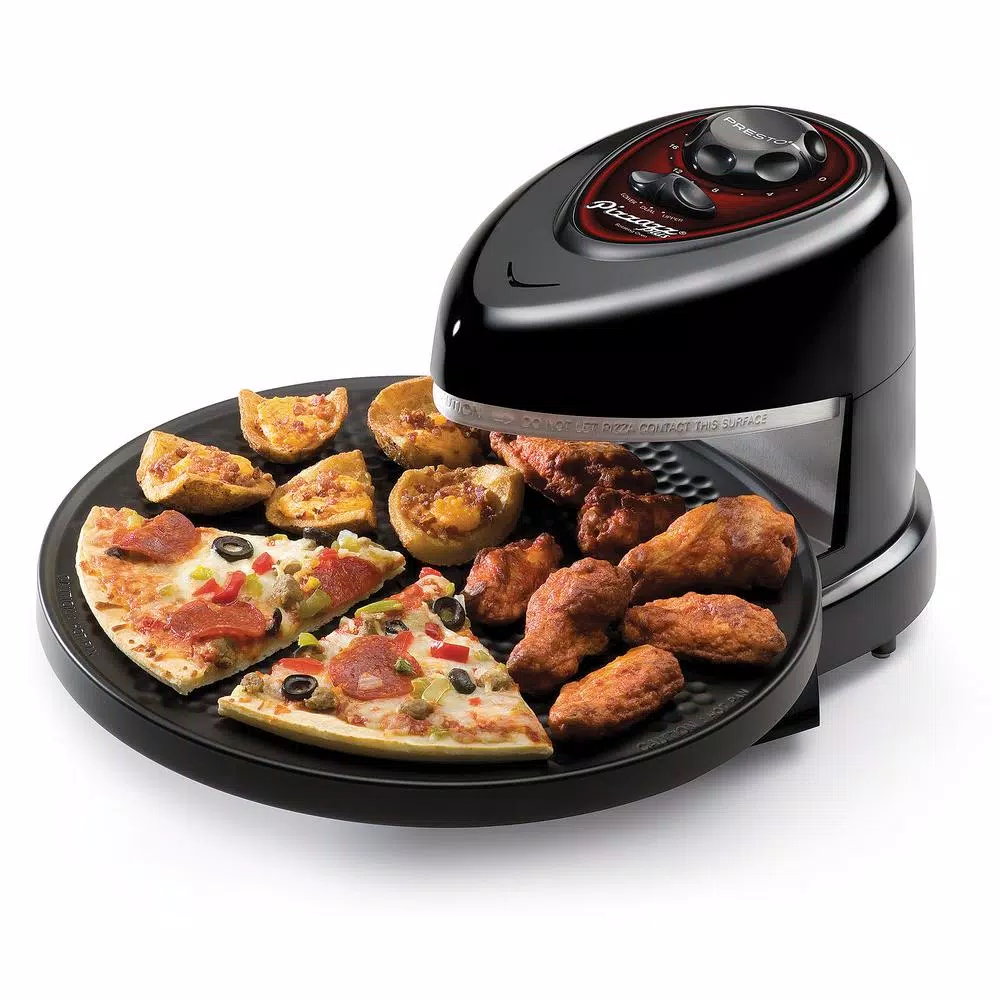Toasters Presto Pizzazz Plus Rotating Pizza Oven 1235 Watts With Built-In Timer 8 Toasters Presto Pizzazz Plus Rotating Pizza Oven 1235 Watts With Built-In Timer - Image 6