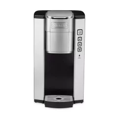 Coffee Makers Cuisinart Compact Black And Silver Single Serve Coffee Maker