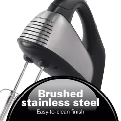 Mixers Hamilton Beach Classic 6-Speed Hand Mixer 14 Mixers Hamilton Beach Classic 6-Speed Hand Mixer -Dessert Makers Popular Store black stainless look hamilton beach hand mixers 62650 1f 1000