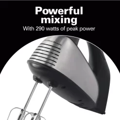 Mixers Hamilton Beach Classic 6-Speed Hand Mixer 15 Mixers Hamilton Beach Classic 6-Speed Hand Mixer -Dessert Makers Popular Store black stainless look hamilton beach hand mixers 62650 44 1000