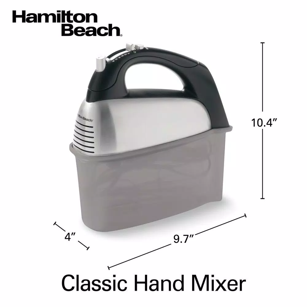 Mixers Hamilton Beach Classic 6-Speed Hand Mixer 4 Mixers Hamilton Beach Classic 6-Speed Hand Mixer - Image 2