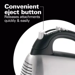 Mixers Hamilton Beach Classic 6-Speed Hand Mixer 16 Mixers Hamilton Beach Classic 6-Speed Hand Mixer -Dessert Makers Popular Store black stainless look hamilton beach hand mixers 62650 fa 1000