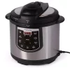 Cookers Presto 6 Qt. Black Stainless Steel Electric Pressure Cooker With Built-In Timer -Dessert Makers Popular Store black stainless presto electric pressure cookers 02141 64 1000