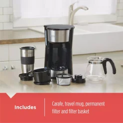 Coffee Makers BLACK+DECKER 4-in-1 5-Cup Black Stainless Steel Drip Coffee Maker 14 Coffee Makers BLACK+DECKER 4-in-1 5-Cup Black Stainless Steel Drip Coffee Maker -Dessert Makers Popular Store black stainless steel black decker drip coffee makers cm0755s 1f 1000