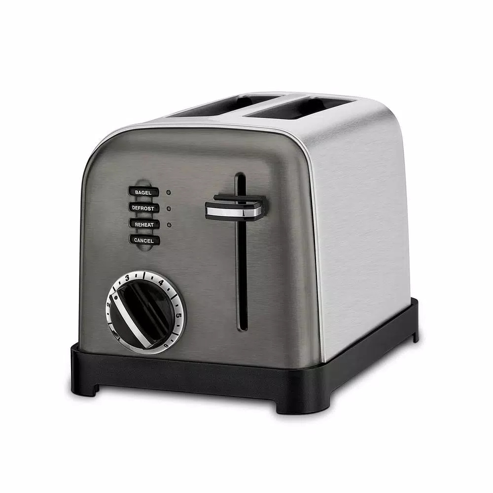 Toasters Cuisinart Classic Series 2-Slice Black Stainless Steel Toaster 4 Toasters Cuisinart Classic Series 2-Slice Black Stainless Steel Toaster - Image 2