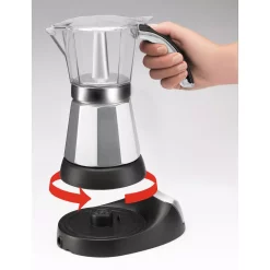 Coffee Makers DeLonghi Italian Moka 6-Cup Black Stainless Steel Espresso Machine 7 Coffee Makers DeLonghi Italian Moka 6-Cup Black Stainless Steel Espresso Machine -Dessert Makers Popular Store black stainless steel delonghi espresso machines emk6 4f 1000