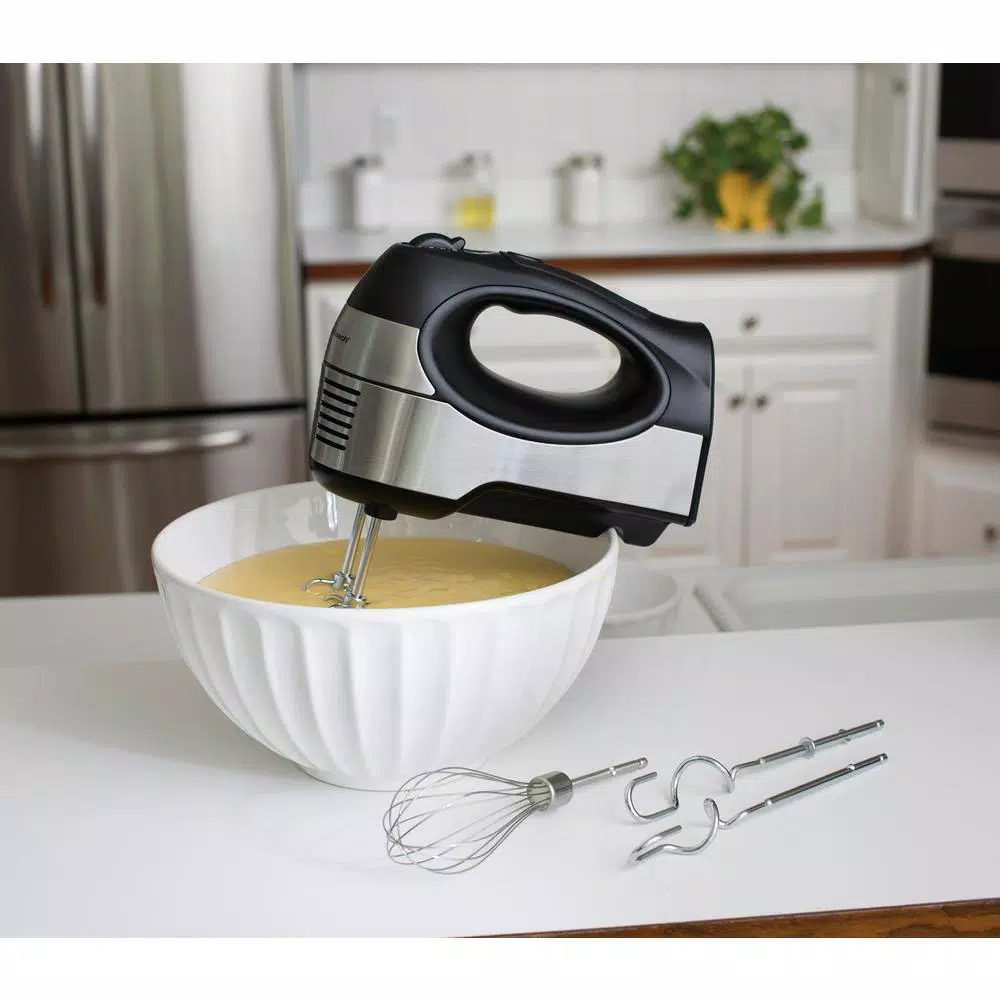 Mixers Hamilton Beach 6-Speed Black Stainless Steel Hand Mixer With QuickBurst 4 Mixers Hamilton Beach 6-Speed Black Stainless Steel Hand Mixer With QuickBurst - Image 2