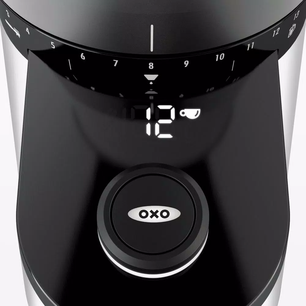 Coffee Makers OXO 12 Oz. Black Stainless Steel Burr Coffee Grinder With Integrated Scale 13 Coffee Makers OXO 12 Oz. Black Stainless Steel Burr Coffee Grinder With Integrated Scale - Image 11