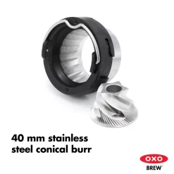 Coffee Makers OXO 12 Oz. Black Stainless Steel Burr Coffee Grinder With Integrated Scale 22 Coffee Makers OXO 12 Oz. Black Stainless Steel Burr Coffee Grinder With Integrated Scale -Dessert Makers Popular Store black stainless steel oxo coffee grinders 8710200 66 1000