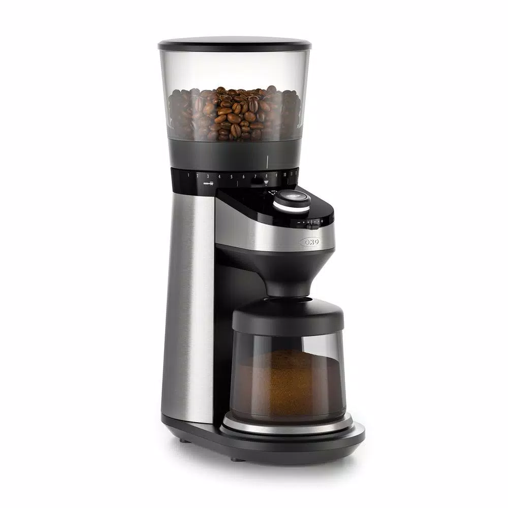 Coffee Makers OXO 12 Oz. Black Stainless Steel Burr Coffee Grinder With Integrated Scale 16 Coffee Makers OXO 12 Oz. Black Stainless Steel Burr Coffee Grinder With Integrated Scale - Image 14