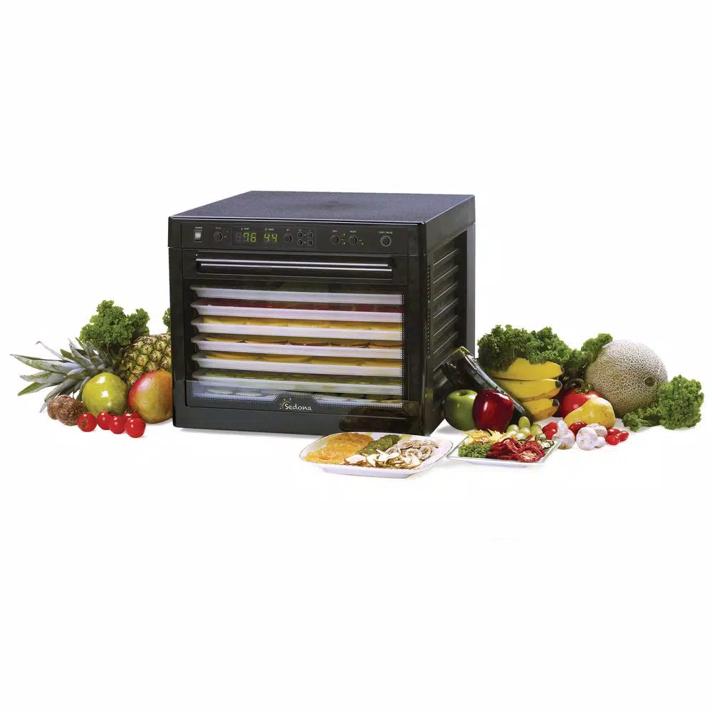 Food Processing Tribest Sedona Rawfood 9-Tray Black Food Dehydrator With Temperature Control 4 Food Processing Tribest Sedona Rawfood 9-Tray Black Food Dehydrator With Temperature Control - Image 2