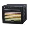 Food Processing Tribest Sedona Rawfood 9-Tray Black Food Dehydrator With Temperature Control 1 Food Processing Tribest Sedona Rawfood 9-Tray Black Food Dehydrator With Temperature Control -Dessert Makers Popular Store black tribest dehydrators sd p9000 b 64 1000