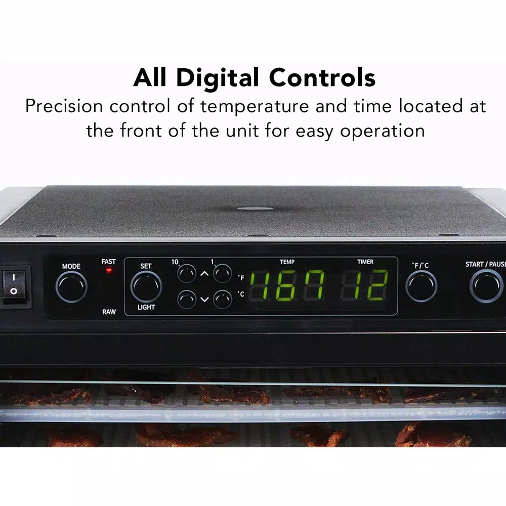 Food Processing Tribest Sedona Express 11-Tray Black Food Dehydrator With Built-In Timer 6 Food Processing Tribest Sedona Express 11-Tray Black Food Dehydrator With Built-In Timer - Image 4