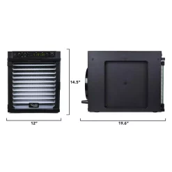 Food Processing Tribest Sedona Express 11-Tray Black Food Dehydrator With Built-In Timer 18 Food Processing Tribest Sedona Express 11-Tray Black Food Dehydrator With Built-In Timer -Dessert Makers Popular Store black tribest dehydrators sde p6280 b 76 1000