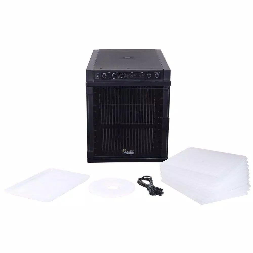 Food Processing Tribest Sedona Express 11-Tray Black Food Dehydrator With Built-In Timer 4 Food Processing Tribest Sedona Express 11-Tray Black Food Dehydrator With Built-In Timer - Image 2
