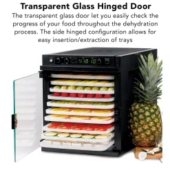 Food Processing Tribest Sedona Express 11-Tray Black Food Dehydrator With Built-In Timer 13 Food Processing Tribest Sedona Express 11-Tray Black Food Dehydrator With Built-In Timer -Dessert Makers Popular Store black tribest dehydrators sde p6280 b c3 1000