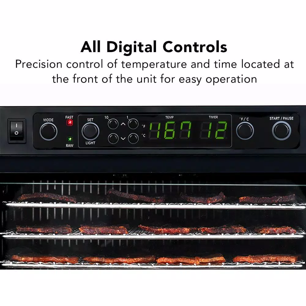Food Processing Tribest Sedona Express 11-Tray Black Stainless Steel Food Dehydrator With Built-In Timer 6 Food Processing Tribest Sedona Express 11-Tray Black Stainless Steel Food Dehydrator With Built-In Timer - Image 4