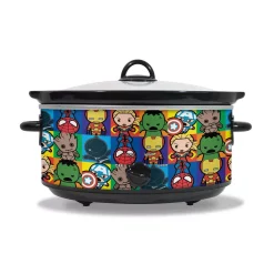 Cookers Uncanny Brands Marvel Kawaii 7qt. Slow Cooker Black