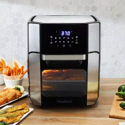 Toasters West Bend 12.6 QT XL Air Fryer Oven – Bake, Roast, Rotisserie, Dehydrate, Re-Heat 10 Quick Menu Presets 13 Toasters West Bend 12.6 QT XL Air Fryer Oven – Bake, Roast, Rotisserie, Dehydrate, Re-Heat 10 Quick Menu Presets -Dessert Makers Popular Store black west bend toaster ovens afwb12bk13 31 1000