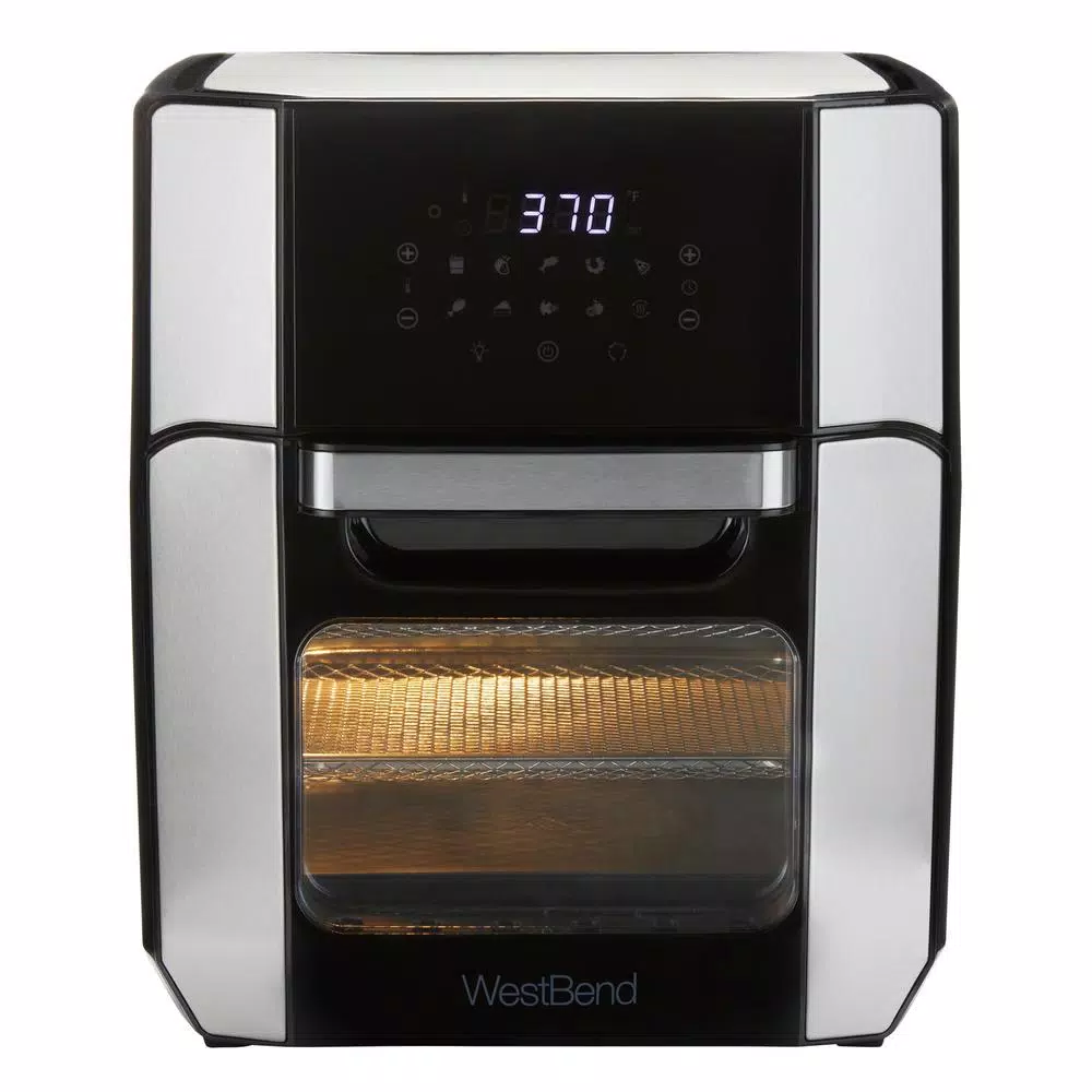 Toasters West Bend 12.6 QT XL Air Fryer Oven – Bake, Roast, Rotisserie, Dehydrate, Re-Heat 10 Quick Menu Presets 6 Toasters West Bend 12.6 QT XL Air Fryer Oven – Bake, Roast, Rotisserie, Dehydrate, Re-Heat 10 Quick Menu Presets - Image 4