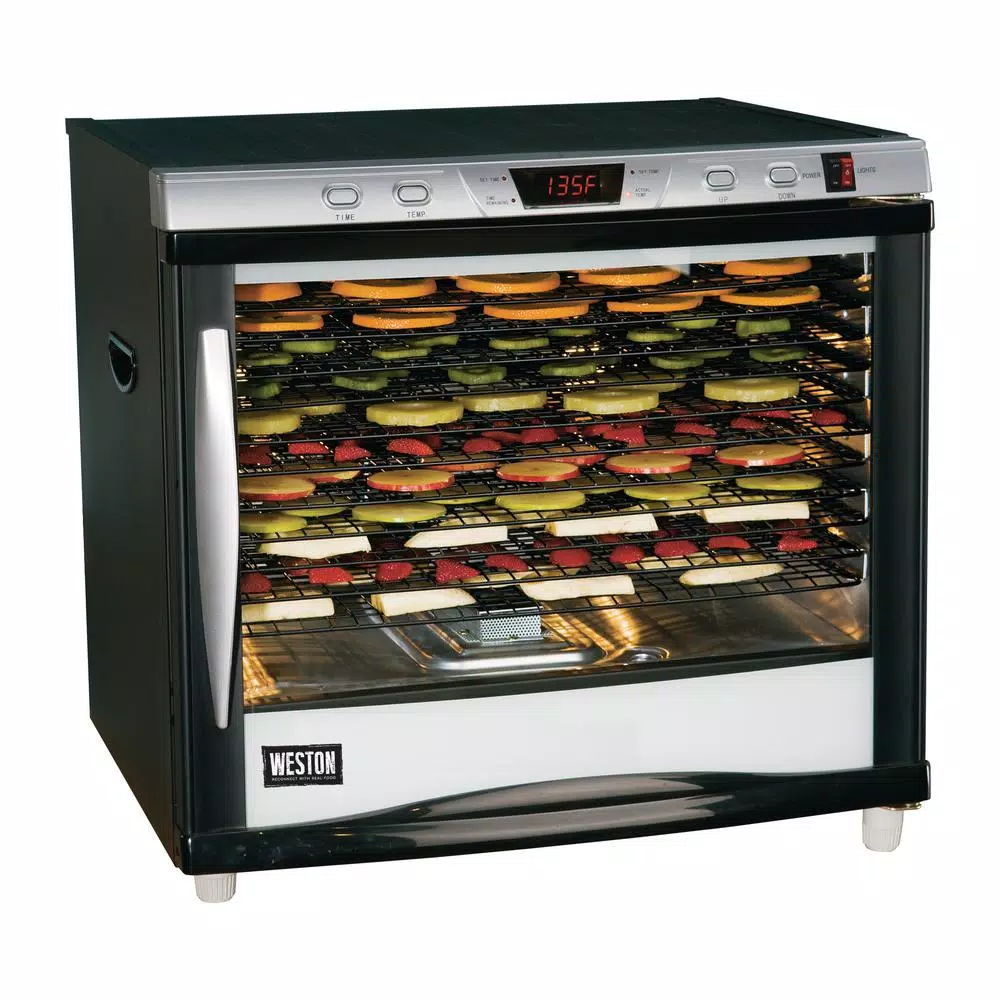 Food Processing Weston Pro-1200 12-Tray Black Food Dehydrator With Temperature Control 3 Food Processing Weston Pro-1200 12-Tray Black Food Dehydrator With Temperature Control