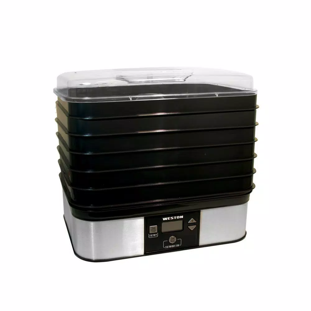 Food Processing Weston 6-Tray Black Food Dehydrator With Temperature Sensor 3 Food Processing Weston 6-Tray Black Food Dehydrator With Temperature Sensor
