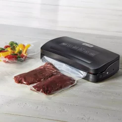 Food Processing Weston Black Food Vacuum Sealer With Roll Storage And Bag Cutter -Dessert Makers Popular Store black weston food vacuum sealers 65 3001 w 31 1000