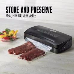 Food Processing Weston Black Food Vacuum Sealer With Roll Storage And Bag Cutter -Dessert Makers Popular Store black weston food vacuum sealers 65 3001 w c3 1000