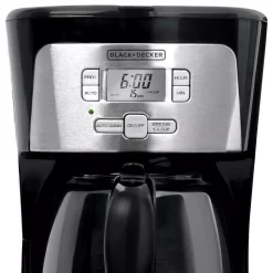 Coffee Makers BLACK+DECKER 12-Cup Programmable Stainless Steel Drip Coffee Maker With Glass Carafe 9 Coffee Makers BLACK+DECKER 12-Cup Programmable Stainless Steel Drip Coffee Maker With Glass Carafe -Dessert Makers Popular Store black with stainless steel black decker drip coffee makers cm2020b 4f 1000