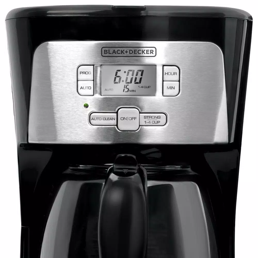 Coffee Makers BLACK+DECKER 12-Cup Programmable Stainless Steel Drip Coffee Maker With Glass Carafe 5 Coffee Makers BLACK+DECKER 12-Cup Programmable Stainless Steel Drip Coffee Maker With Glass Carafe - Image 3