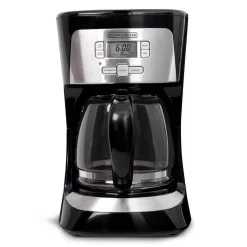 Coffee Makers BLACK+DECKER 12-Cup Programmable Stainless Steel Drip Coffee Maker With Glass Carafe