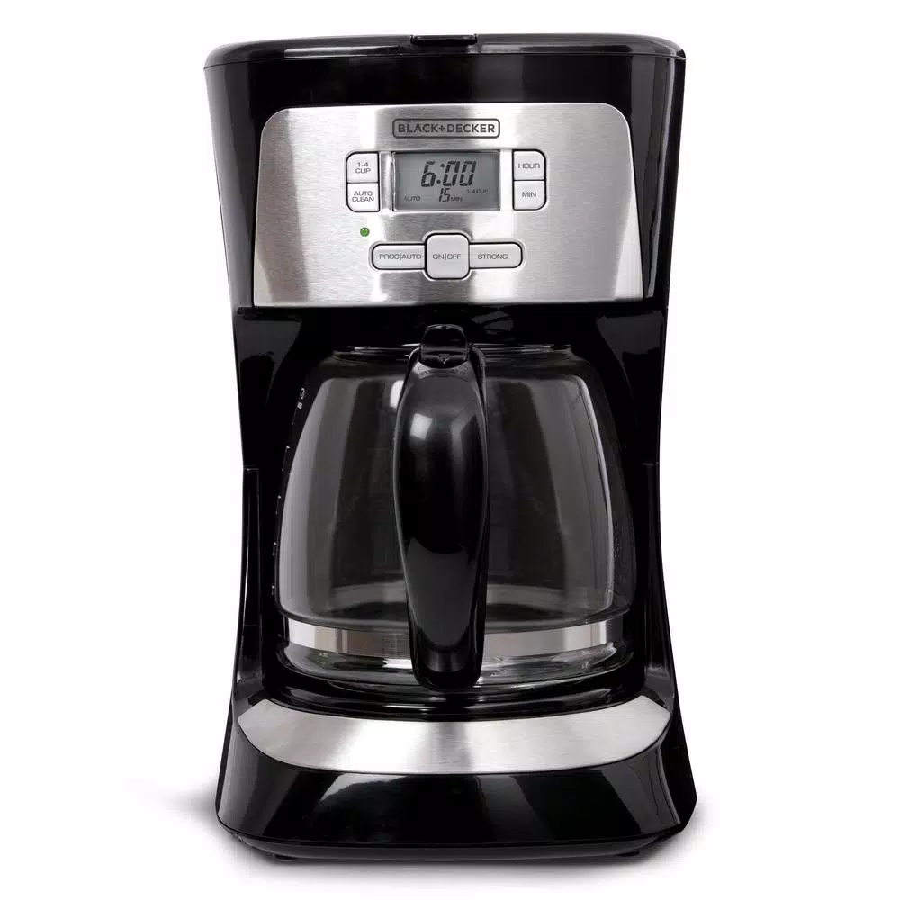 Coffee Makers BLACK+DECKER 12-Cup Programmable Stainless Steel Drip Coffee Maker With Glass Carafe 3 Coffee Makers BLACK+DECKER 12-Cup Programmable Stainless Steel Drip Coffee Maker With Glass Carafe