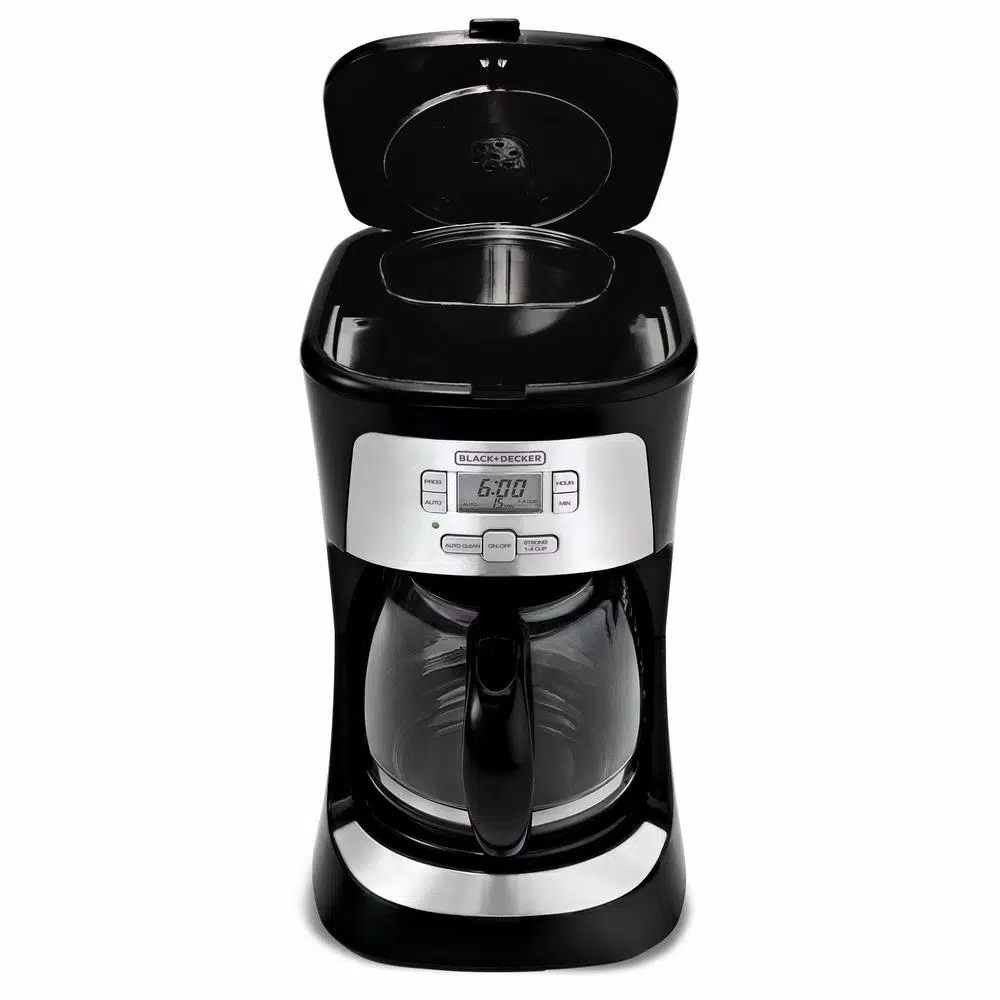 Coffee Makers BLACK+DECKER 12-Cup Programmable Stainless Steel Drip Coffee Maker With Glass Carafe 4 Coffee Makers BLACK+DECKER 12-Cup Programmable Stainless Steel Drip Coffee Maker With Glass Carafe - Image 2