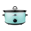 Cookers Brentwood Appliances Diamond 3.5 Qt. Blue Slow Cooker With Tempered Glass Lid 1 Cookers Brentwood Appliances Diamond 3.5 Qt. Blue Slow Cooker With Tempered Glass Lid -Dessert Makers Popular Store blue brentwood appliances slow cookers sc 136bl 64 1000
