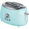 Toasters Brentwood Retro 2-Slice Blue Extra-Wide Slot Toaster With Cool-Touch Exterior 2 Toasters Brentwood Retro 2-Slice Blue Extra-Wide Slot Toaster With Cool-Touch Exterior -Dessert Makers Popular Store blue brentwood pop up toasters ts 270bl 64 1000