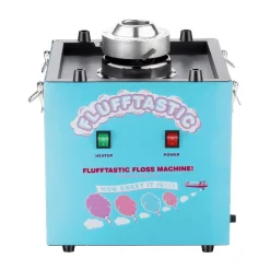 Dessert Makers Great Northern Flufftastic Blue Countertop Cotton Candy Machine With Sugar Scoop -Dessert Makers Popular Store blue great northern cotton candy machines hwd630296 4f 1000