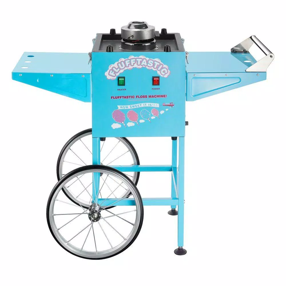 Dessert Makers Great Northern Flufftastic Commercial Blue Cotton Candy Machine With Cart 8 Dessert Makers Great Northern Flufftastic Commercial Blue Cotton Candy Machine With Cart - Image 6