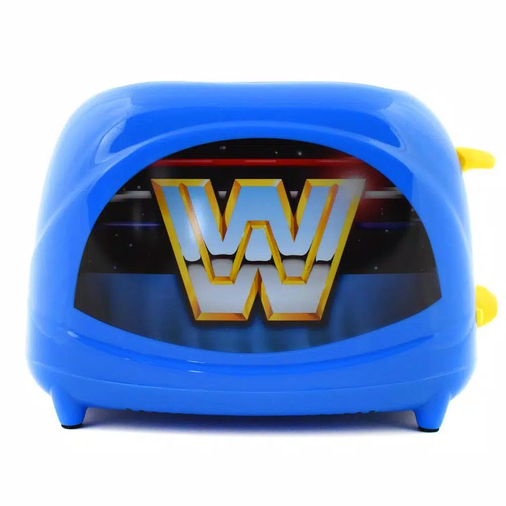 Toasters Uncanny Brands Blue WWE Retro Two-Slice Toaster — 600 Watts 8 Toasters Uncanny Brands Blue WWE Retro Two-Slice Toaster — 600 Watts - Image 6