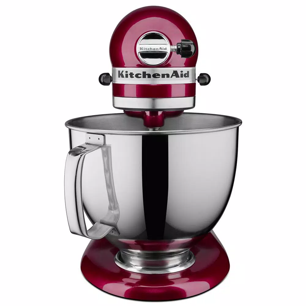Mixers KitchenAid Artisan Series 5 Qt. 10-Speed Tilt-Head Stand Mixer-Bordeaux 4 Mixers KitchenAid Artisan Series 5 Qt. 10-Speed Tilt-Head Stand Mixer-Bordeaux - Image 2