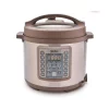 Cookers AROMA 4 Qt. Brown Electric Multi-Cooker With Aluminum Pot 2 Cookers AROMA 4 Qt. Brown Electric Multi-Cooker With Aluminum Pot -Dessert Makers Popular Store brown aroma multi cookers mtc 8016 64 1000
