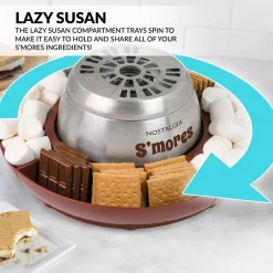 Dessert Makers Nostalgia Brown Stainless Steel Electric S’mores Maker 13 Dessert Makers Nostalgia Brown Stainless Steel Electric S’mores Maker -Dessert Makers Popular Store brown nostalgia chocolate fountains lsm400 44 1000