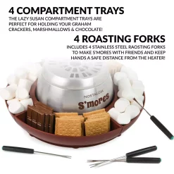 Dessert Makers Nostalgia Brown Stainless Steel Electric S’mores Maker 14 Dessert Makers Nostalgia Brown Stainless Steel Electric S’mores Maker -Dessert Makers Popular Store brown nostalgia chocolate fountains lsm400 fa 1000