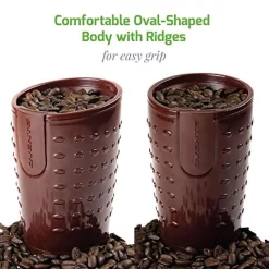 Coffee Makers Ovente 2.5 Oz. Brown One-Touch Electric Coffee Grinder With Transparent Easy Open Lid And Stainless Steel Blades 19 Coffee Makers Ovente 2.5 Oz. Brown One-Touch Electric Coffee Grinder With Transparent Easy Open Lid And Stainless Steel Blades -Dessert Makers Popular Store brown ovente coffee grinders cg225br fa 1000